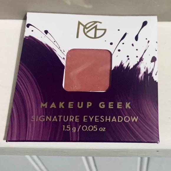NWT Full Size MAKEUP GEEK Square Pan, Matte Eyeshadow “PINKY PROMISE” - Picture 4 of 7